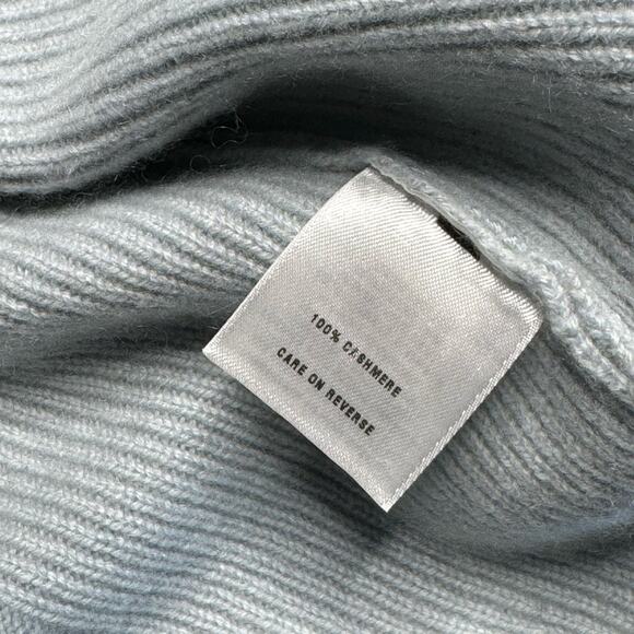 VINTAGE ST. JOHN SPORT 100% Cashmere Fur Trimmed Hooded Full Zip Sweater Size P - Picture 11 of 14